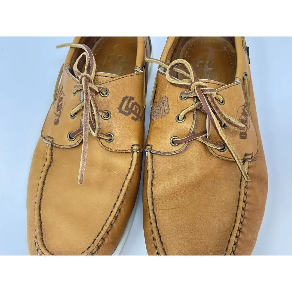Allen Edmonds Shortstop Boat Shoes San Francisco SF Giants Baseball Size 12 EEE